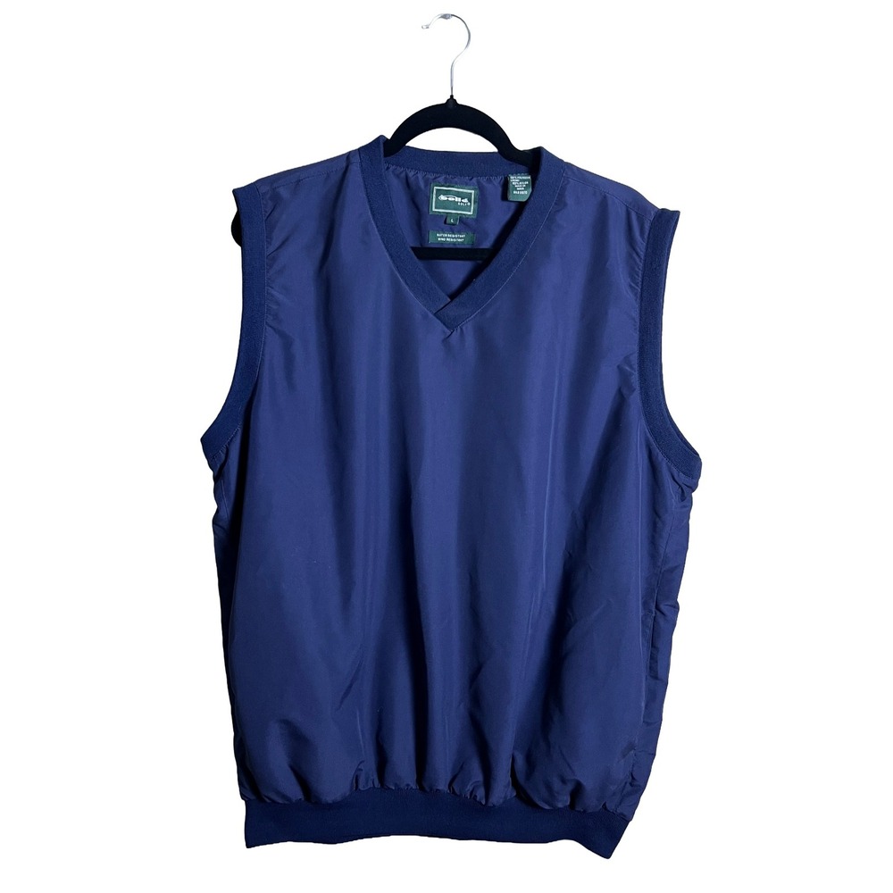 Bolle Golf Windshirt Vest Navy Blue Weather Resistant Large